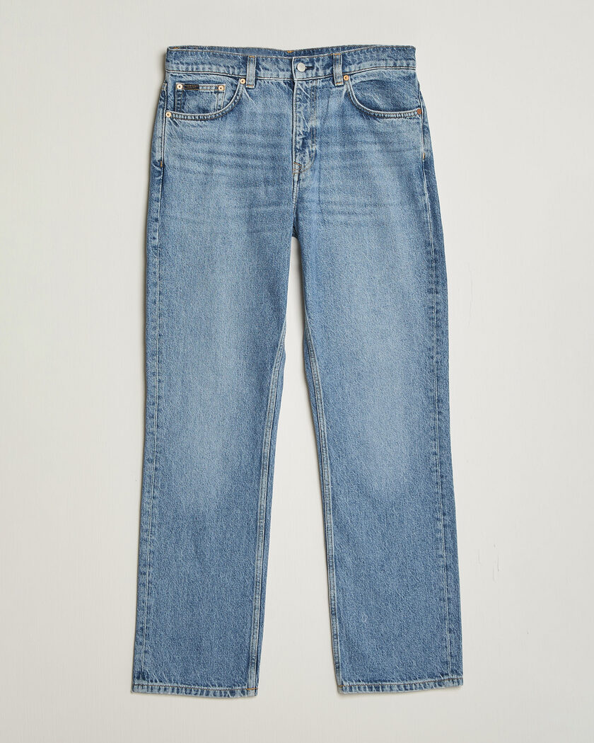 Gant Straight Fit Jeans Mid Blue Broken In – Bleu