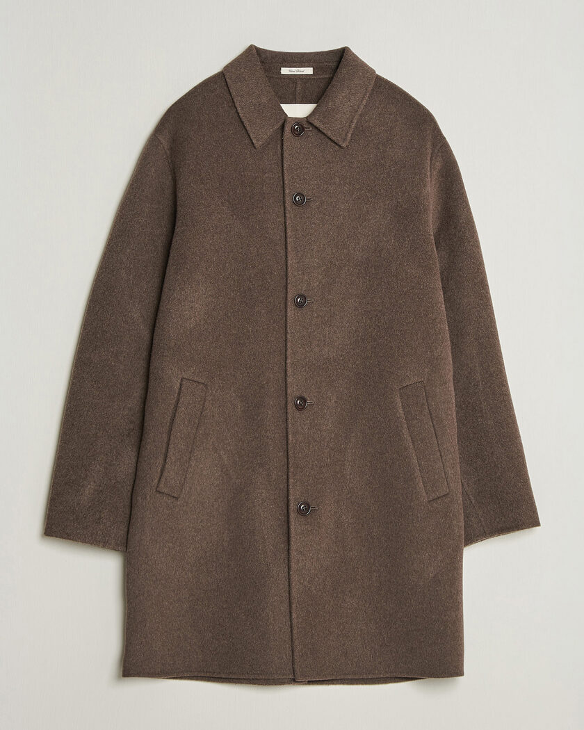 Gant Handstitched Wool/Cashmere Top Coat Shadow Brown – Bruin
