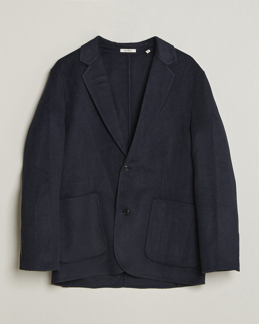Gant Handstitched Unlined Blazer Evening Blue – Blauw