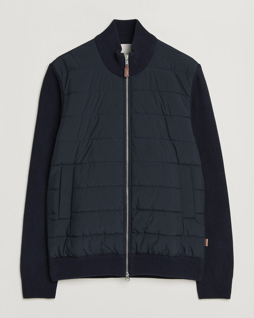 Gant Hybrid Full Zip Evening Blue – Bleu
