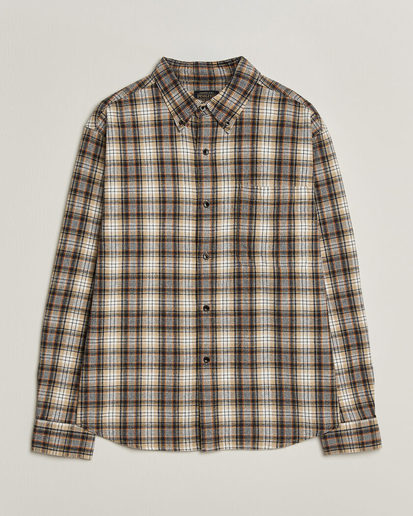 Pendleton Flannel Button Down Shirt Brown Check – Marron