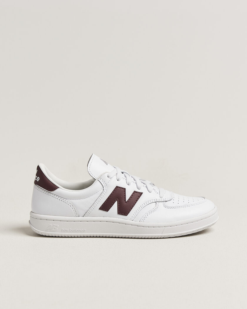New Balance T500 Sneakers White/Cherry – Wit