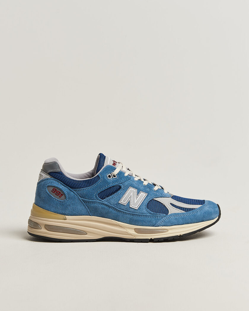 New Balance Made In US & UK New Balance Made in Made in UK 991v2 Vintage Sports Bluesteel – Blauw