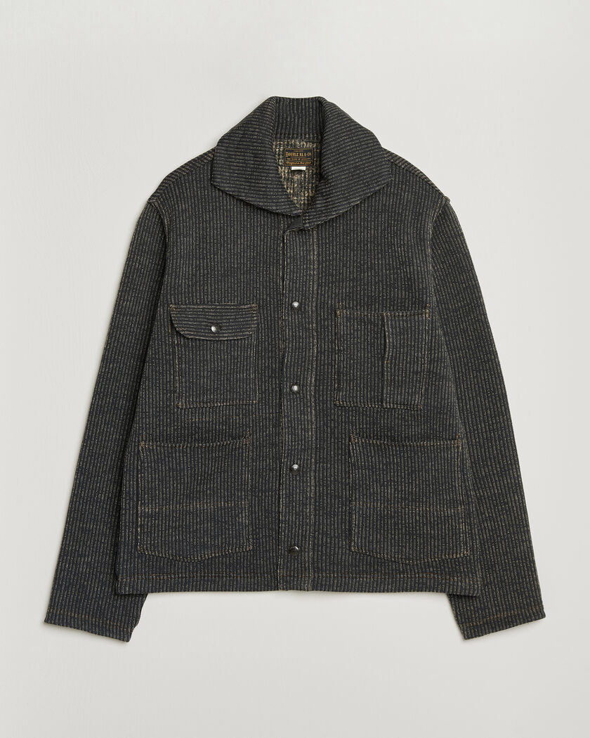 RRL Charles Cardigan Jacket Charcoal – Grijs