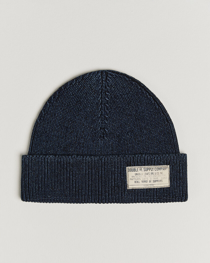 RRL Watch Cap Midnight Blue – Bleu