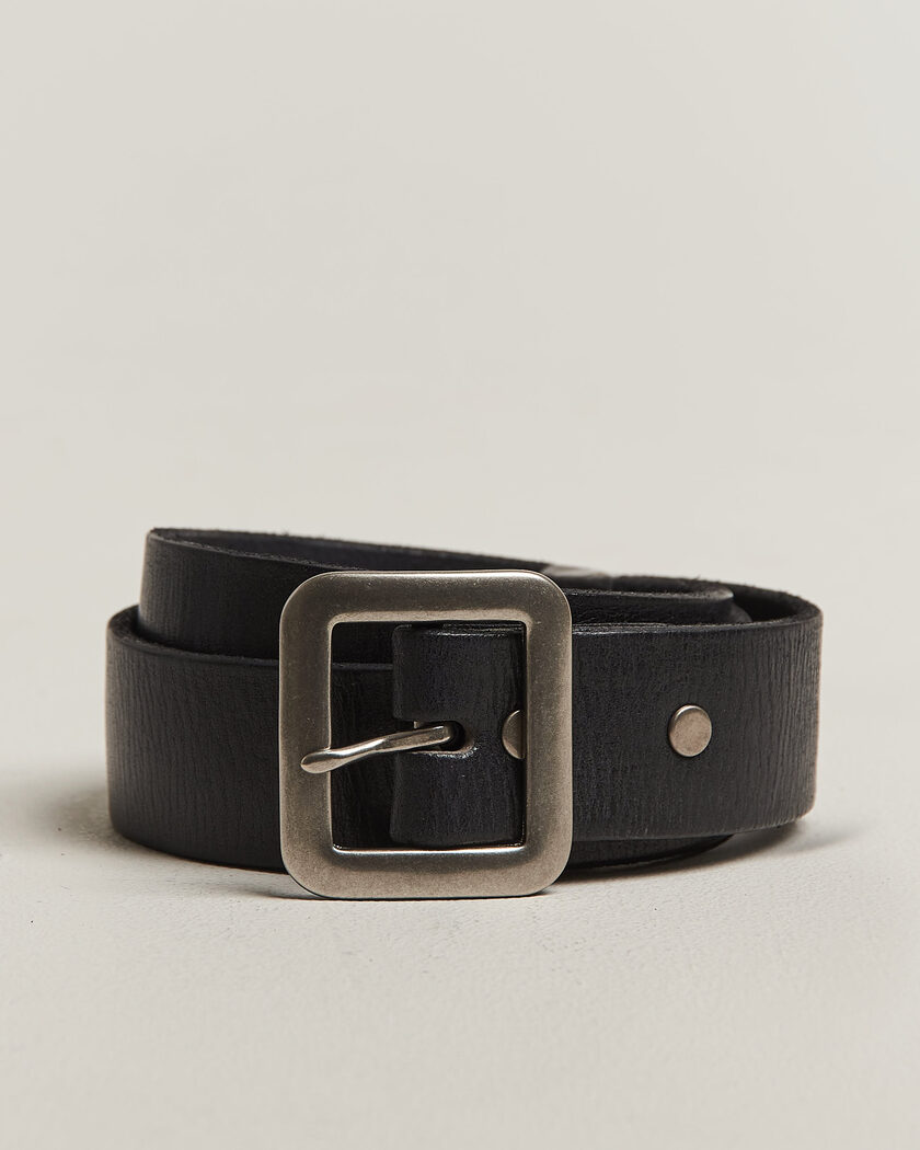 RRL Burling Belt Vintage Black – Noir