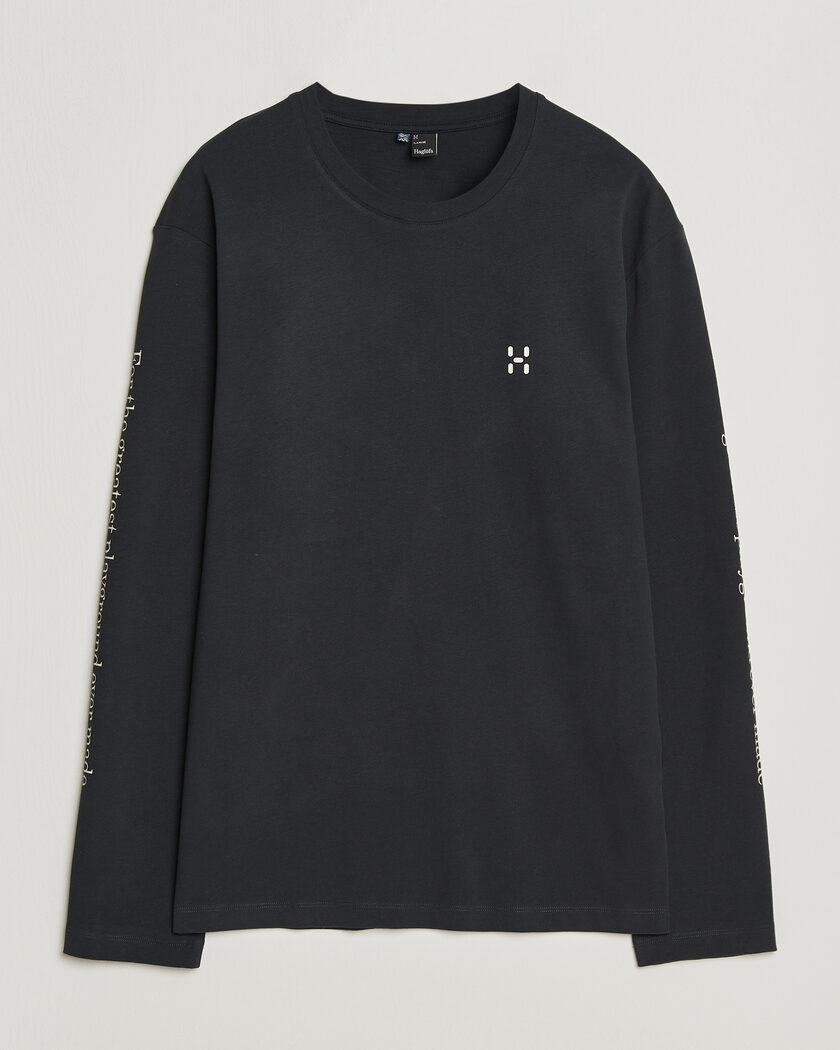 Haglöfs Long Sleeve T-Shirt True Black – Zwart