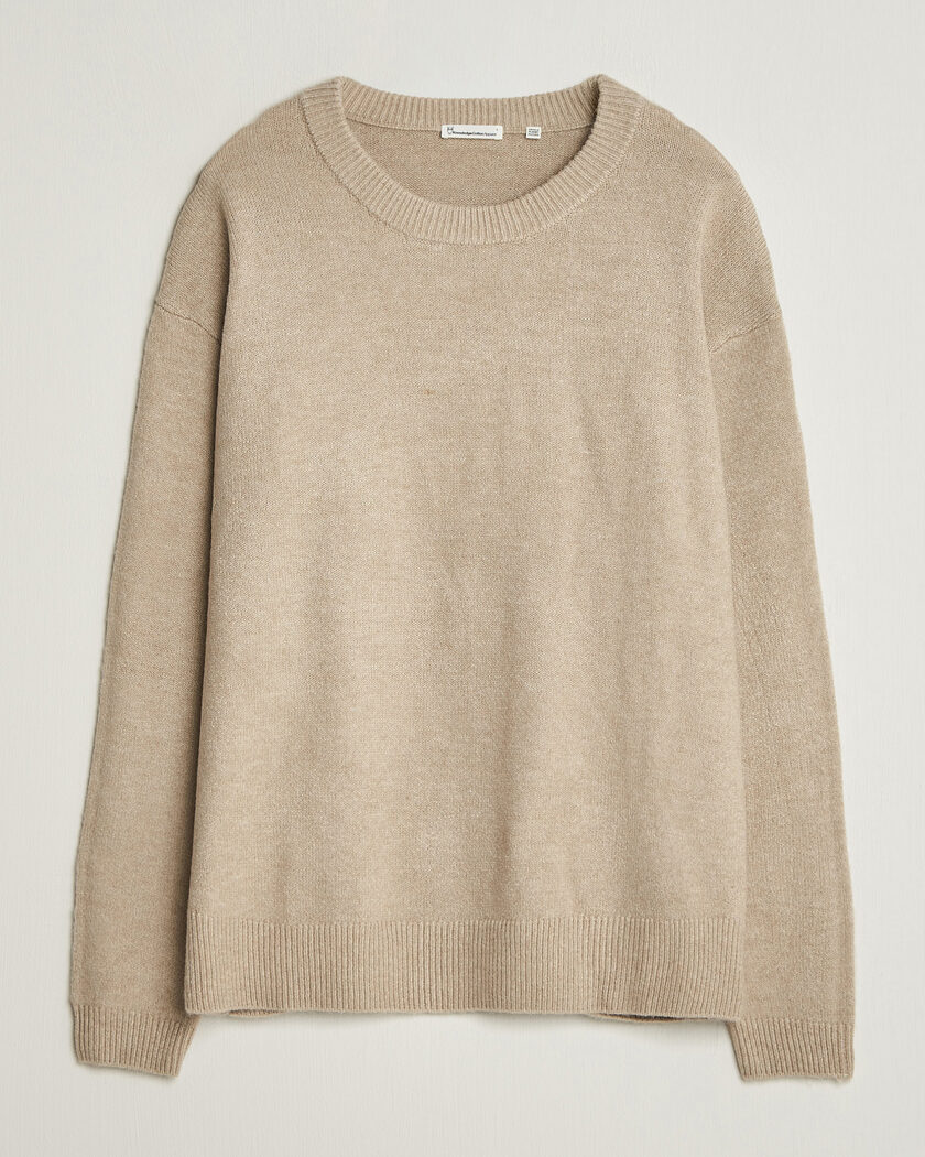 KnowledgeCotton Apparel Knitted Crewneck Feather Grey – Gris