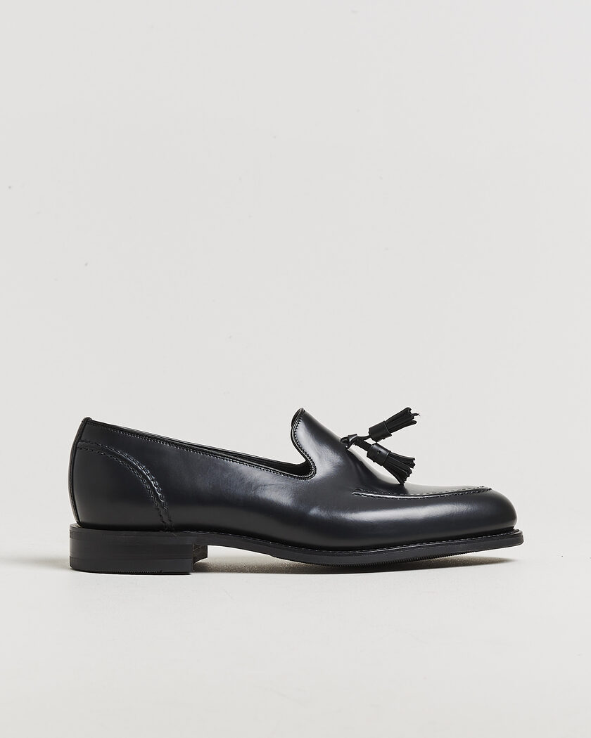 Loake 1880 Brunel Leather Tassel Loafer Black – Zwart