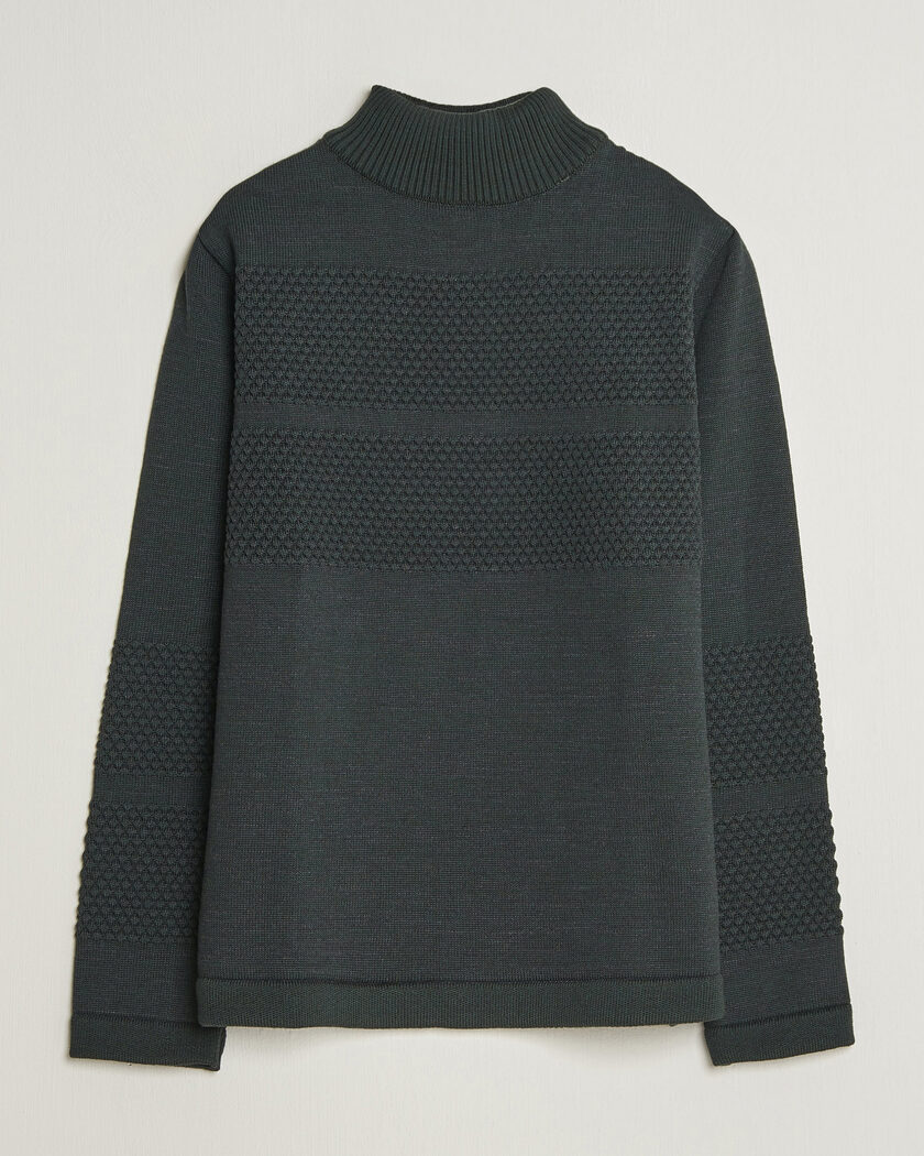 S.N.S. Herning Fisherman High Neck Terrain Green – Groen