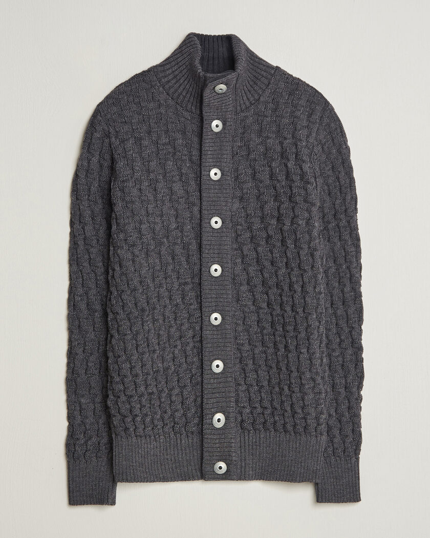 S.N.S. Herning Stark Cardigan Gneiss Grey – Grijs