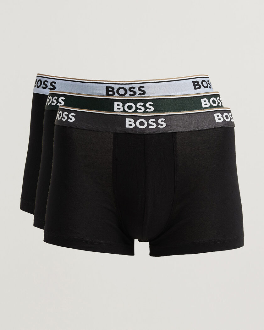 BOSS BLACK 3-Pack Trunk Black – Zwart