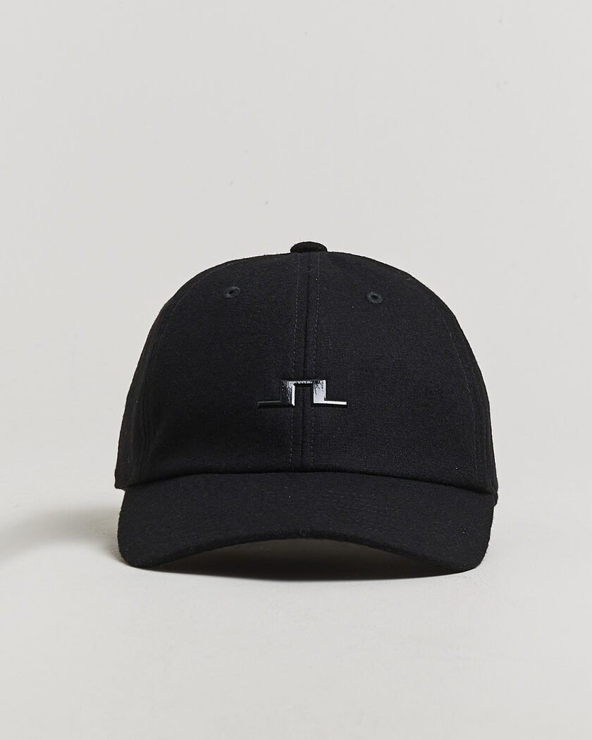 J.Lindeberg Winter Wool Cap Black – Zwart