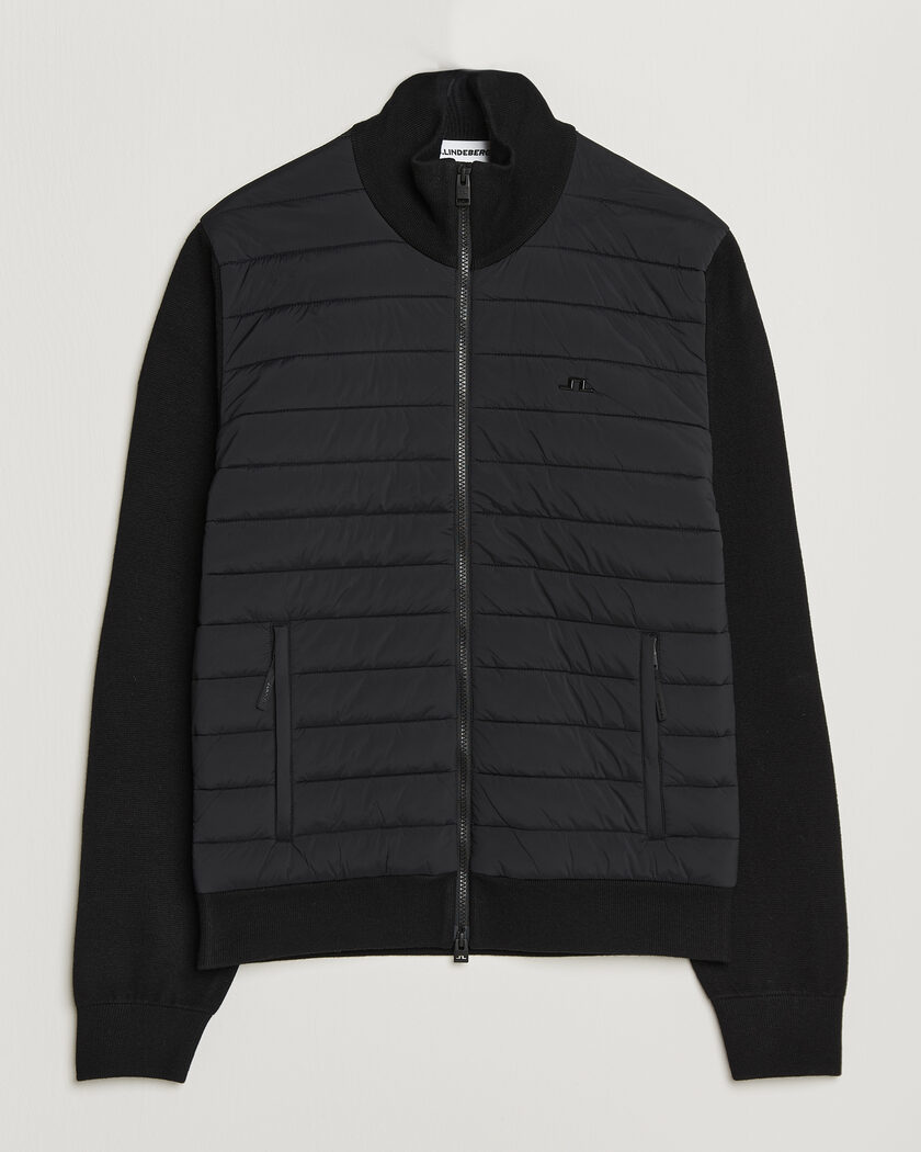 J.Lindeberg Boen Hybrid Jacket Black – Noir