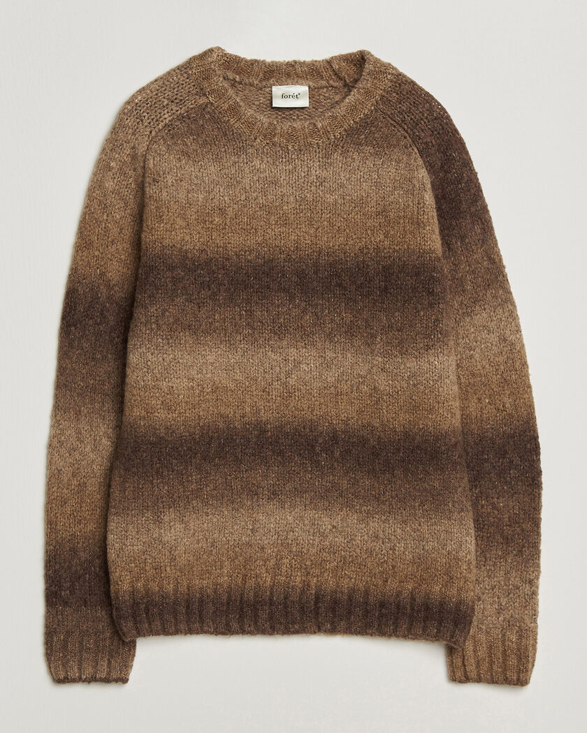 Forét Space Yarn Crew Neck Brown – Bruin