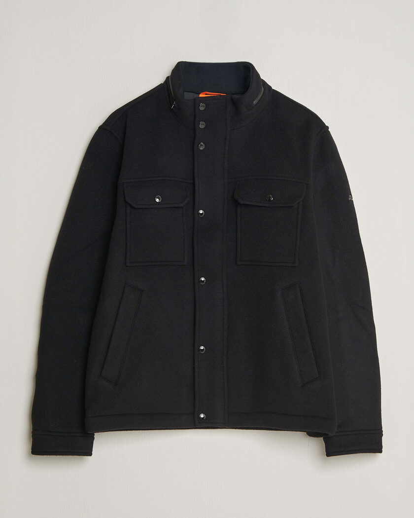 J.Lindeberg Bailey Wool Field Jacket Black – Zwart