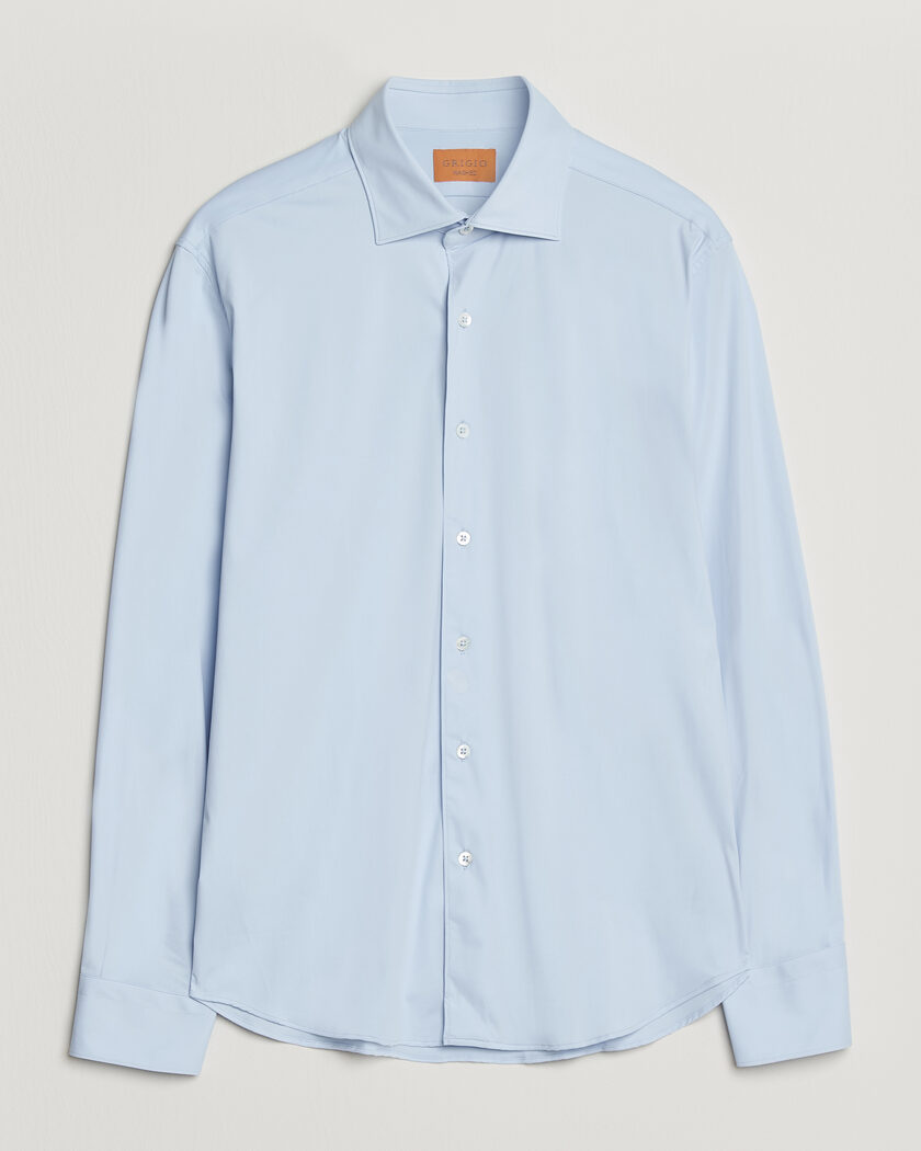 Grigio Jersey Shirt Light Blue – Blauw