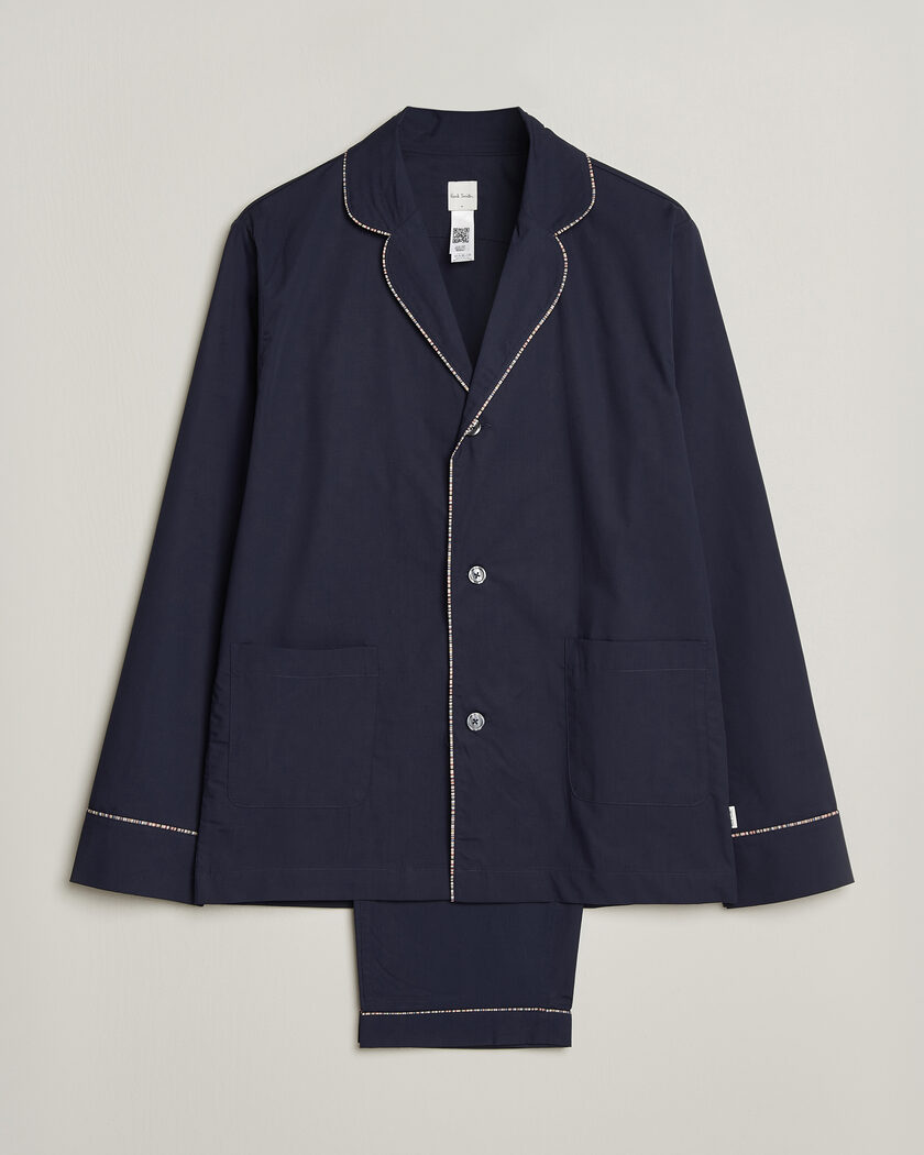 Paul Smith Signature Piped Pyjama Set Navy – Blauw