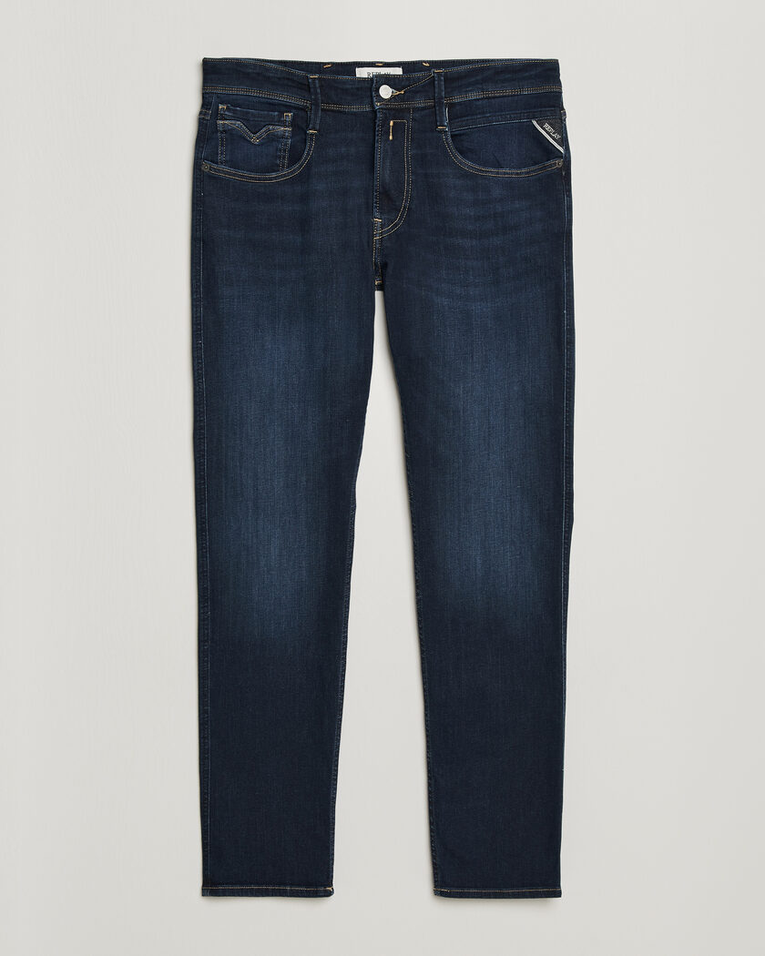 Replay Anbass Powerstretch Jeans Dark Blue – Bleu