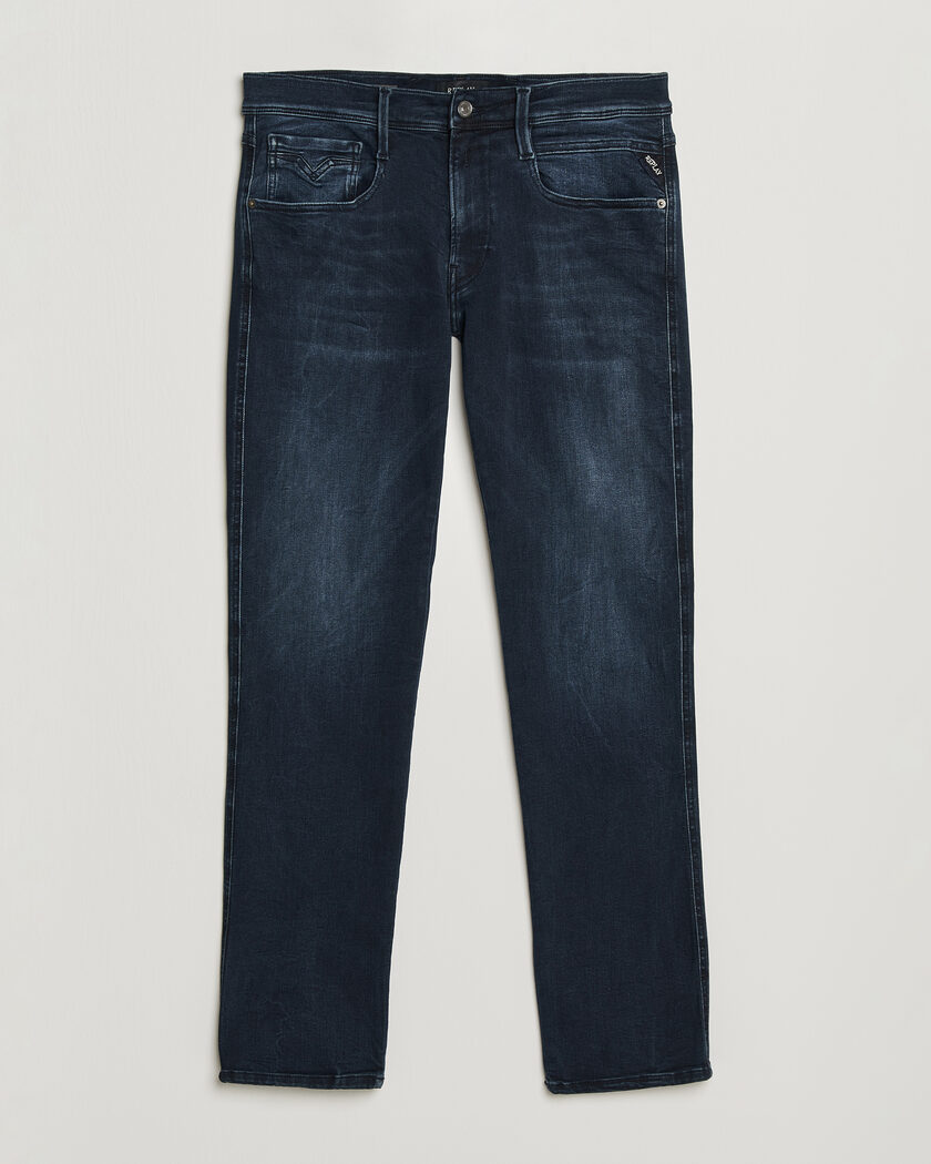 Replay Anbass Hyperflex Jeans Dark Blue – Blauw