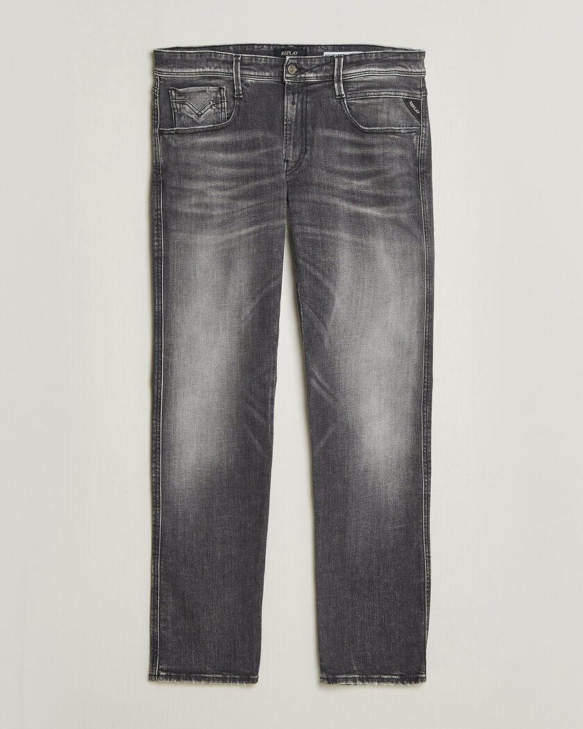 Replay Anbass 5 Years Wash Jeans Dark Grey – Grijs