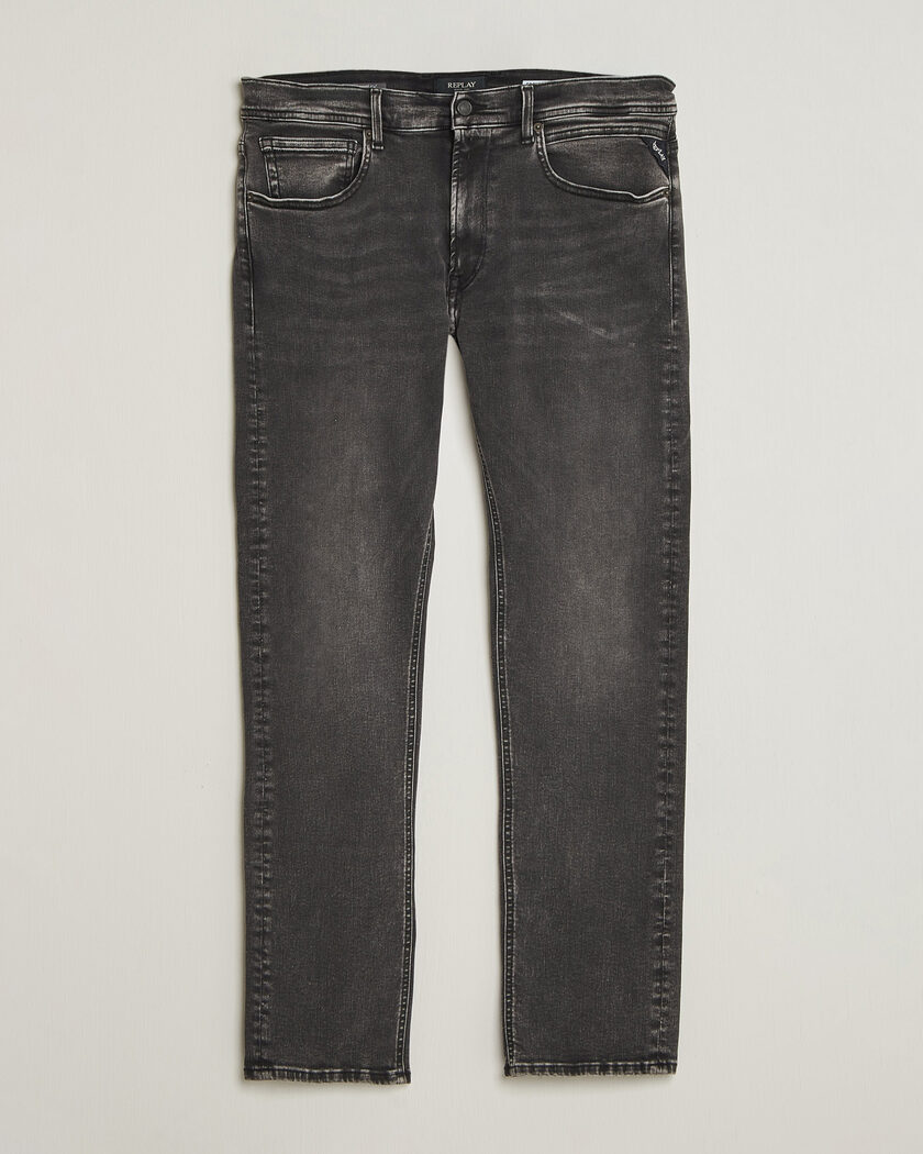 Replay Grover Hyperflex Jeans Dark Grey – Grijs