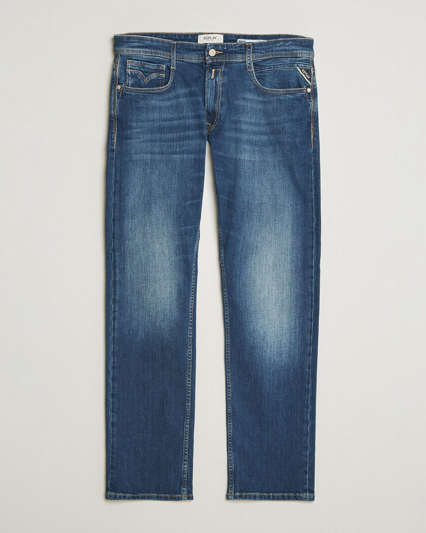 Replay Rocco Comfort Fit Super Stretch DNA Jeans Dark Blue – Bleu
