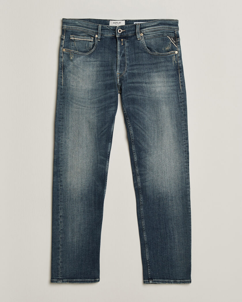 Replay Grover 5 Years Wash Jeans Medium Blue – Bleu
