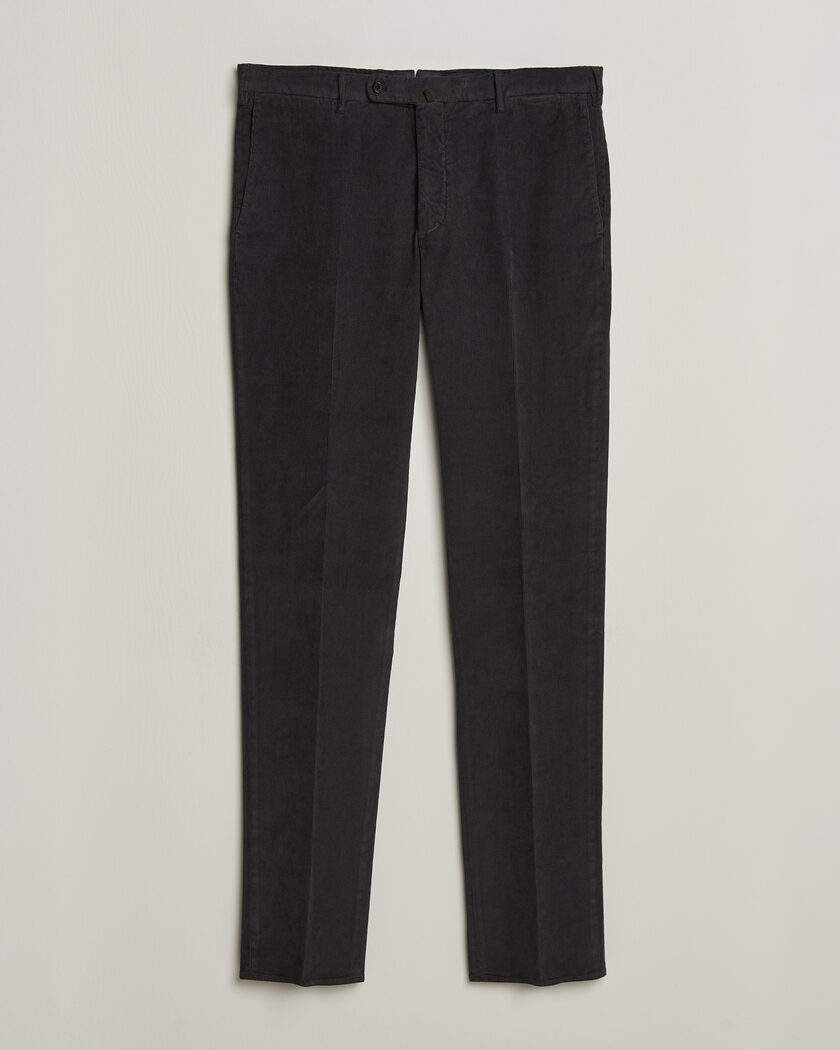 Incotex Regular Fit Baby Corduroy Trousers Dark Grey – Gris
