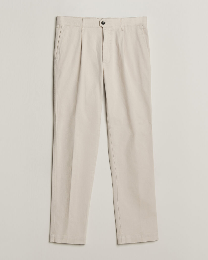 Incotex Regular Fit Cover Chinos Off White – Blanc