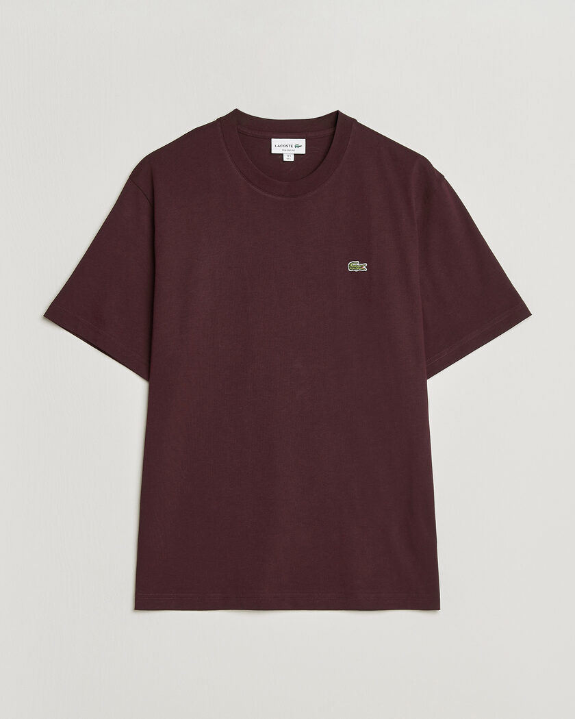 Lacoste Crew Neck T-Shirt Oxalis – Rood