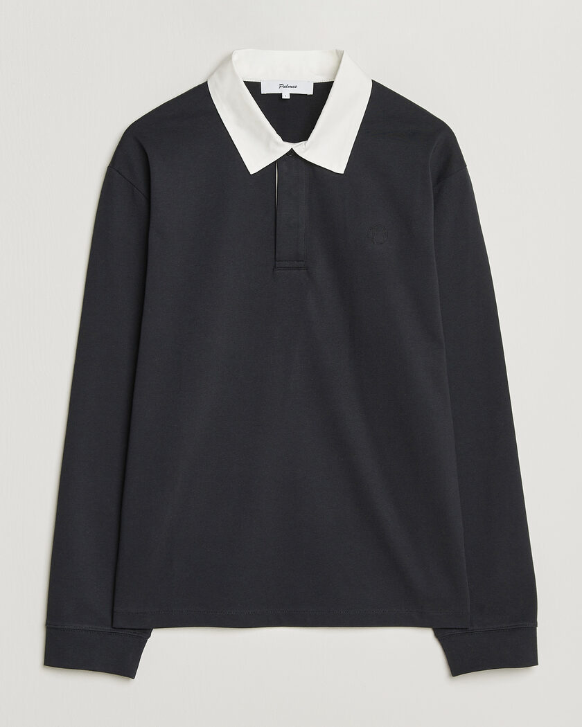 Palmes Ball Rugby Shirt Black – Noir