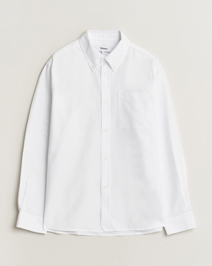Palmes Deuce Oxford Shirt White – Wit
