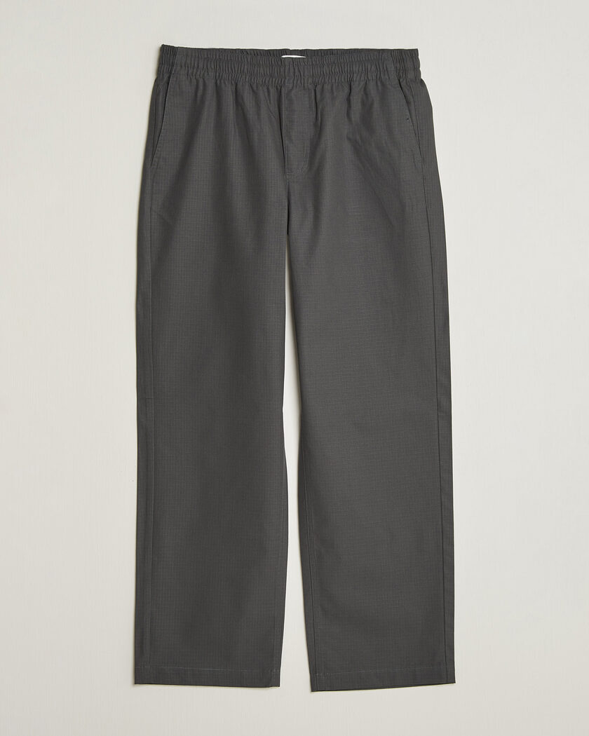 Palmes Lucien Ripstop Trousers Charcoal – Grijs