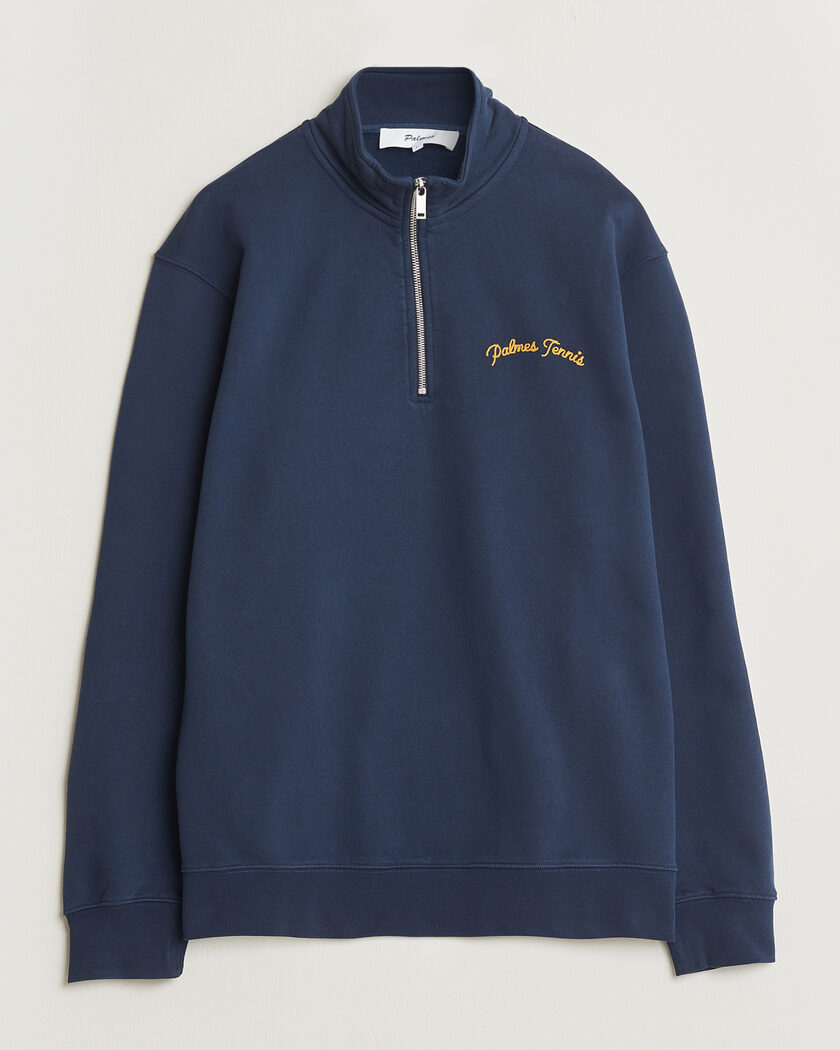 Palmes Western Zip Jacket Navy – Blauw