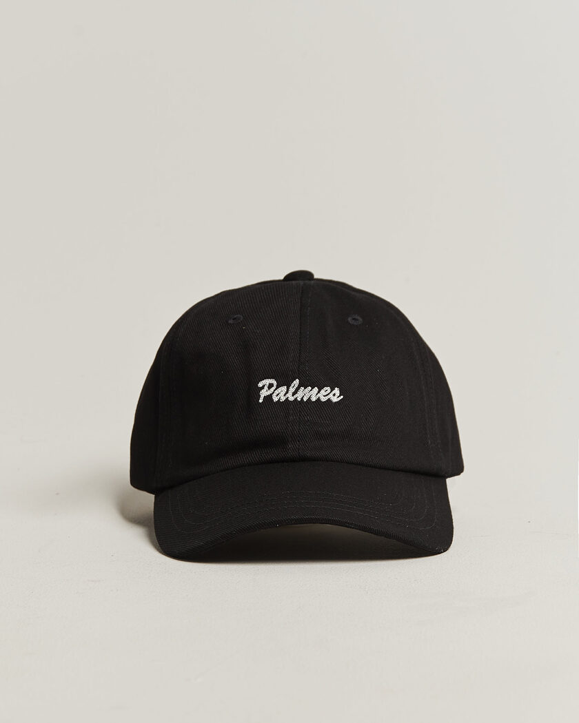 Palmes Logo 6-Panel Cap Black – Zwart