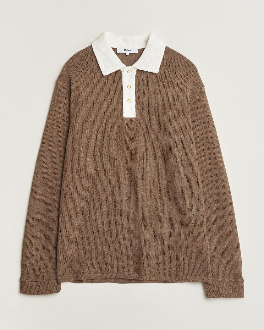 Palmes Knitted Rugby Brown – Bruin
