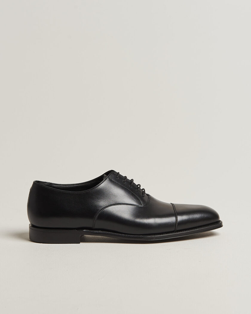 Crockett & Jones Audley Handgrade Oxford Black Calf – Noir