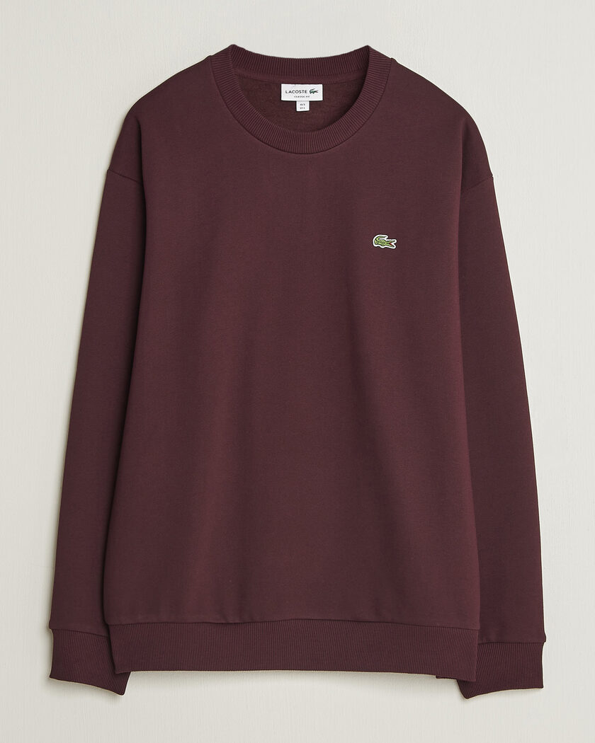 Lacoste Crew Neck Sweatshirt Oxalis – Bruin