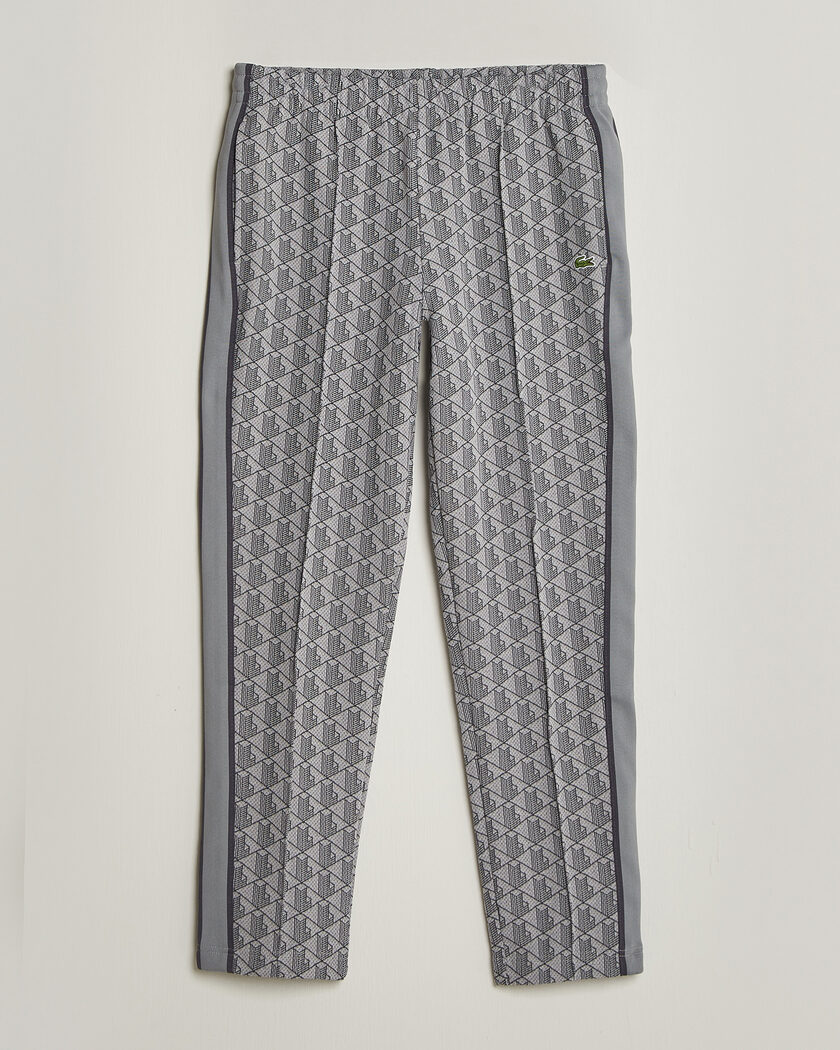 Lacoste Monogram Track Pants Calluna/Graphite – Grijs