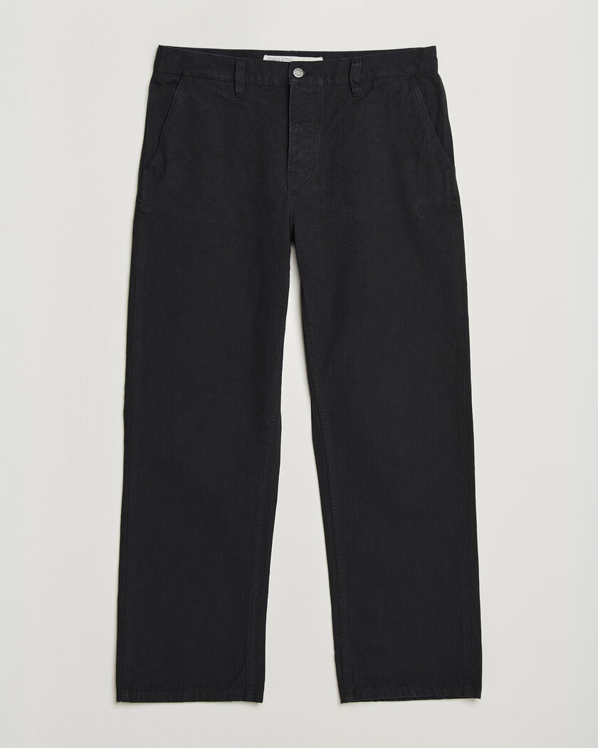 Nudie Jeans Tuff Tony Duck Canvas Pants Black – Noir