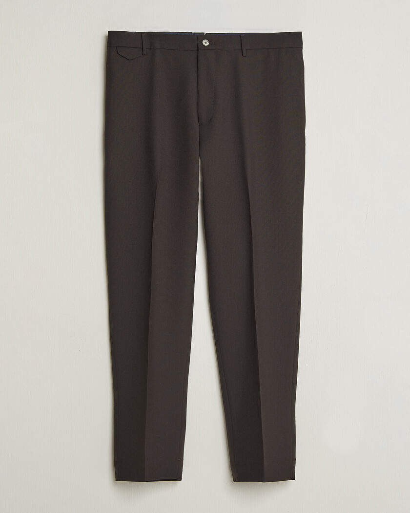 Santaniello Wool Trousers Brown – Bruin