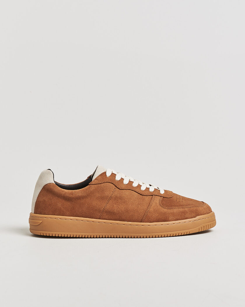 LES DEUX Suede Sneaker Bone Brown – Bruin