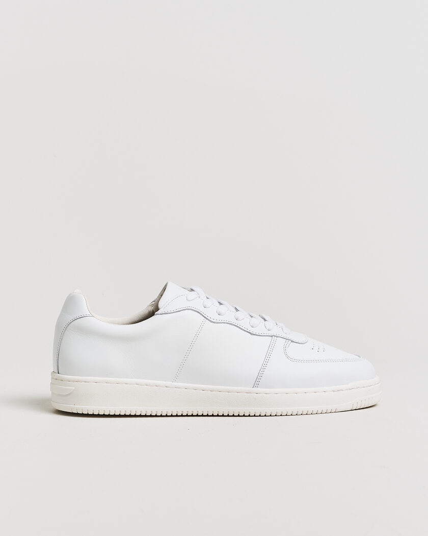 LES DEUX Sporty Leather Sneaker White – Wit