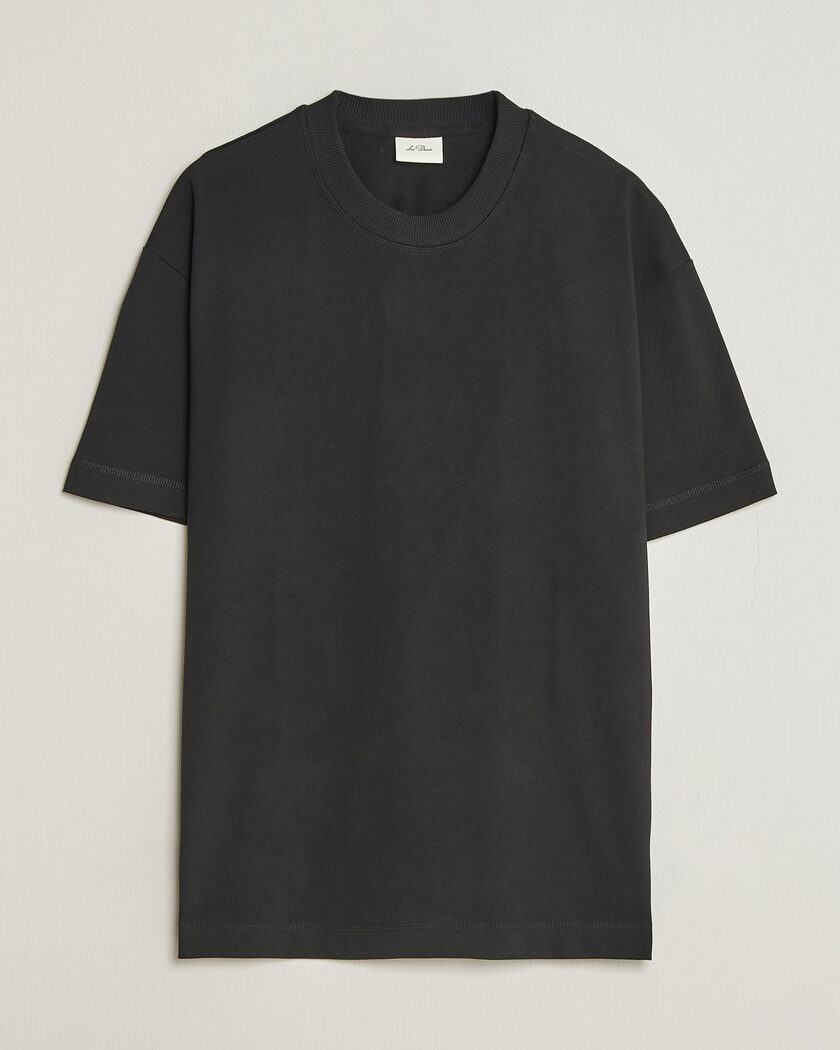 LES DEUX Heavyweight T-Shirt Black – Zwart