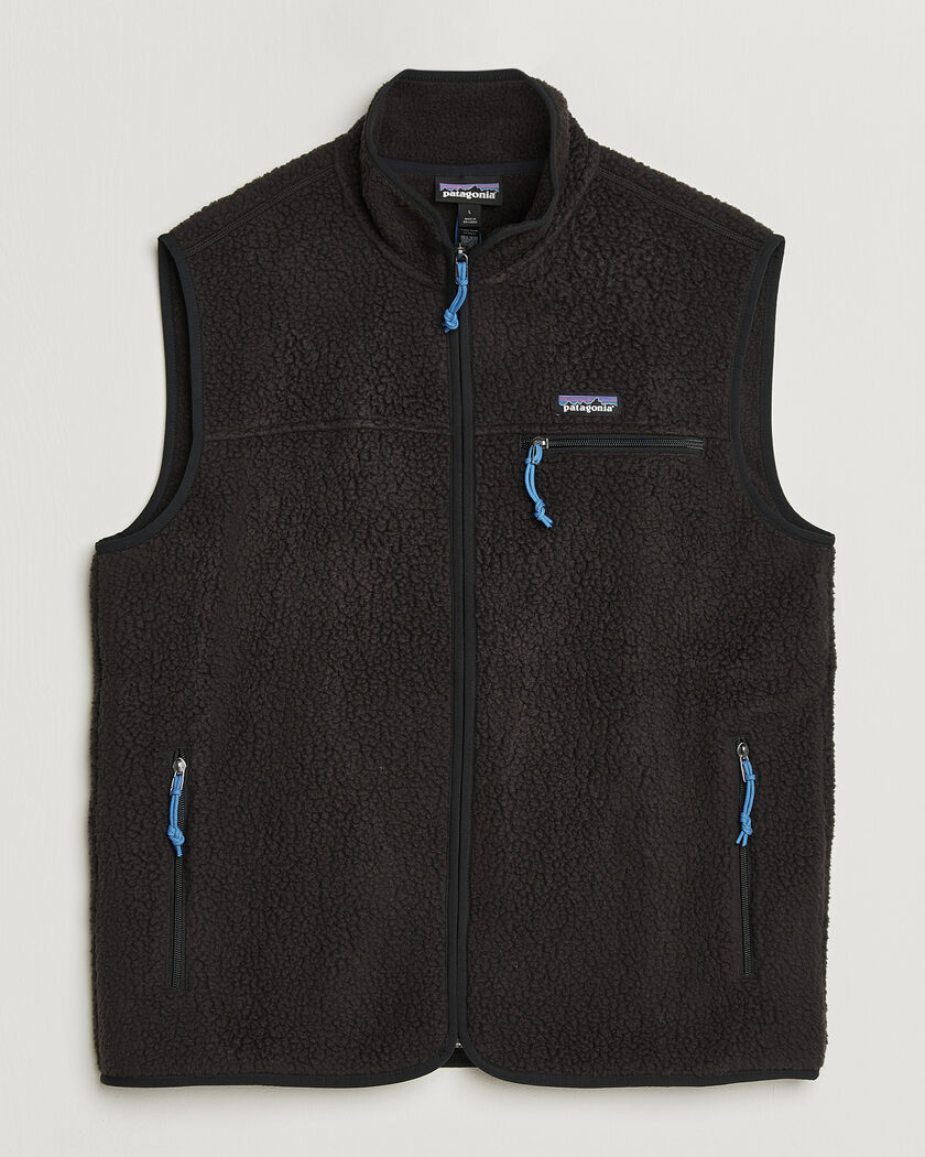 Patagonia Retro Pile Vest Black – Zwart
