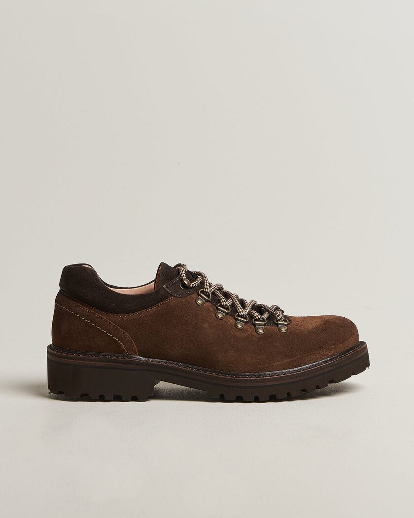 Astorflex Forflex Low Mountain Shoe Dark Khaki Suede – Bruin