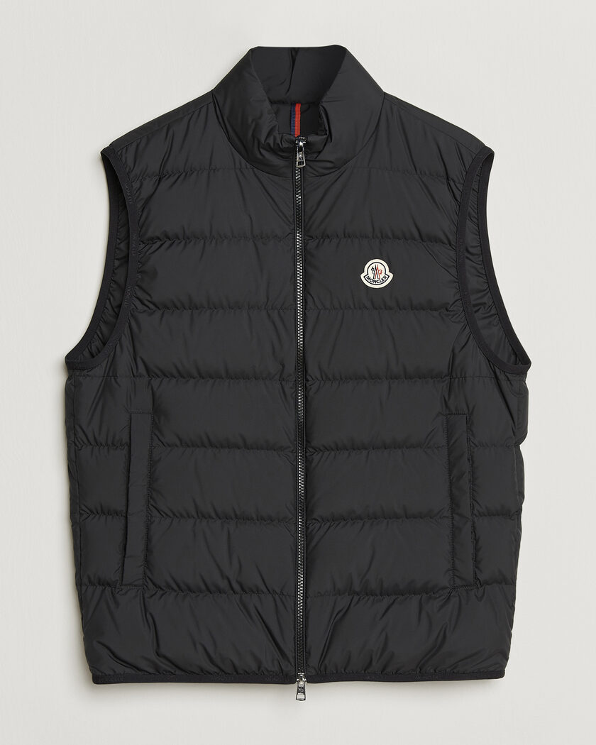 Moncler Contrin Down Vest Black – Zwart