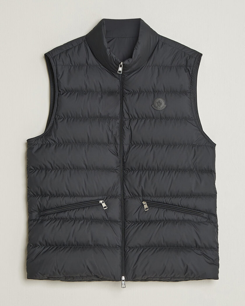  Moncler Treompan Down Vest Black – Zwart