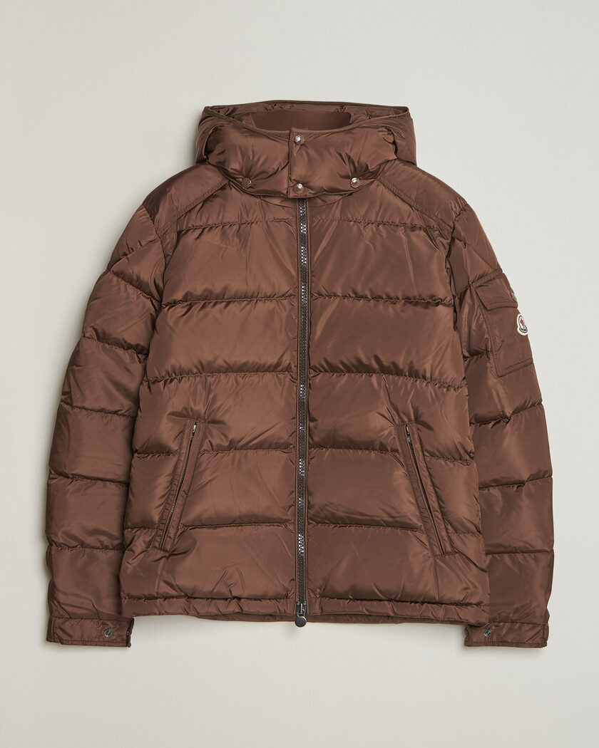 Moncler Maya Jacket Matte Brown – Bruin